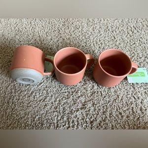 Hobby Lobby Clay Glossed Coffee Mugs